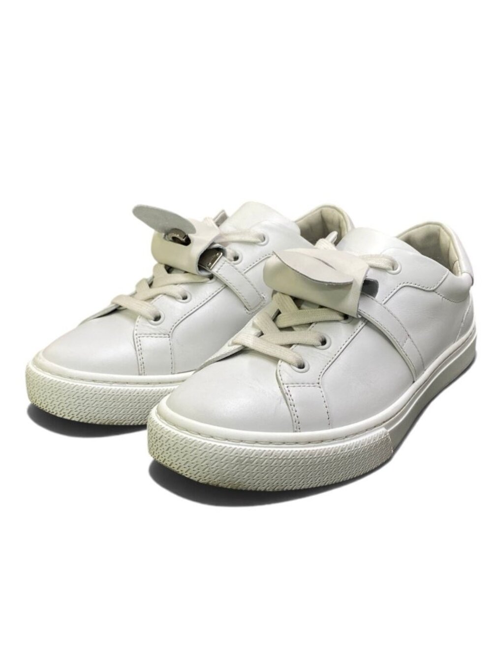 Hermes I1 Kelly Day Sneakers White Leather